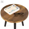 Side table Max Home Black 38 x 37 x 38 cm (4 Units)