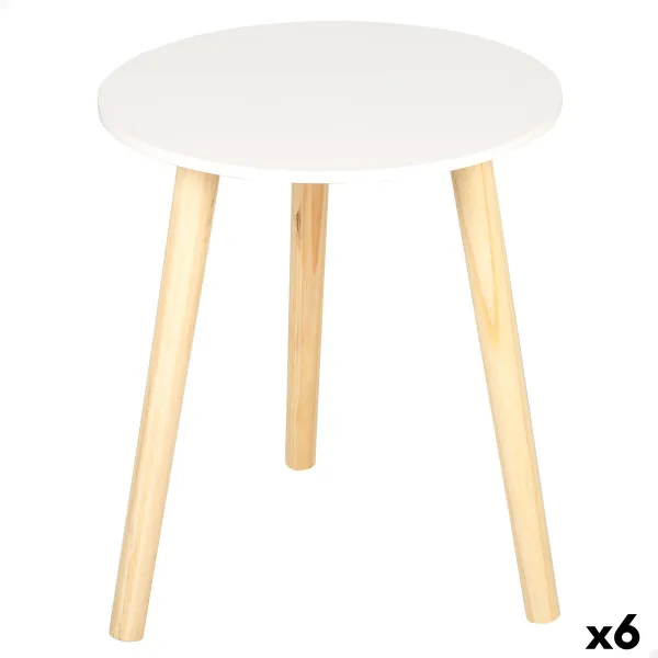 Mazs galdiņš Max Home Balts 35 x 40 x 35 cm (6 gb.)
