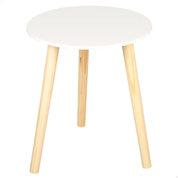 Side table Max Home White 35 x 40 x 35 cm (6 Units)
