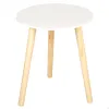 Side table Max Home White 35 x 40 x 35 cm (6 Units)