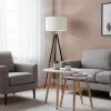 Dviejų staliukų rinkinys Max Home Balta 50 x 50 x 50 cm (2 vnt.)