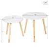 Набор из двух столиков Max Home Белый 48 x 45 x 48 cm