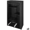 Органайзер для одежды и обуви Max Home Чёрный 88 X 167 X 45 CM 2 штук