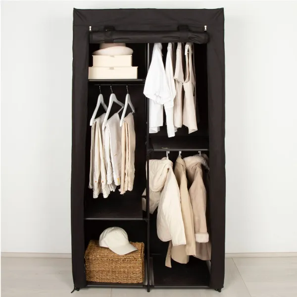 Органайзер для одежды и обуви Max Home Чёрный 88 X 167 X 45 CM 2 штук