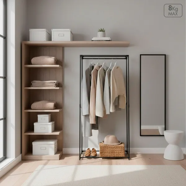 Органайзер для одежды и обуви Max Home Чёрный 70 X 148 X 46 CM 4 штук