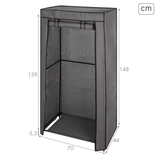 Органайзер для одежды и обуви Max Home Темно-серый 70 X 148 X 44 CM 4 штук