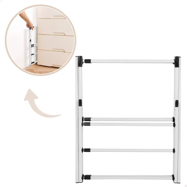 Apģērbu Žāvēšanas Aukla Max Home Metāls 75 X 104 X 37 CM (2 gb.)