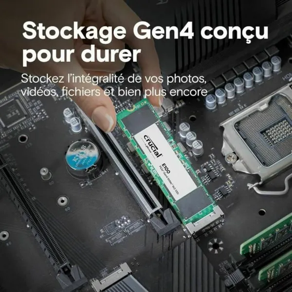 Hard Drive Crucial E100 2 TB SSD