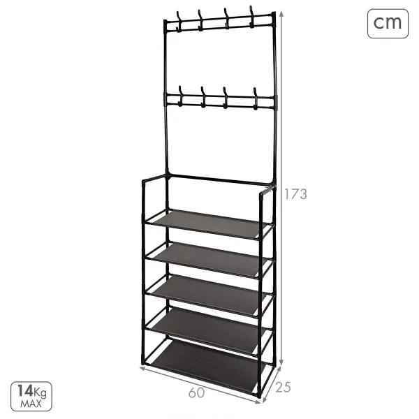 Paltų kabykla Max Home Metalinis (4 vnt.)