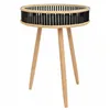 Set of 3 tables Alexandra House Living Black Wood Bamboo