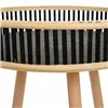 Set of 3 tables Alexandra House Living Black Wood Bamboo