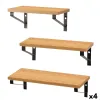 Planken Max Home Dzelzs Koks MDF 42 X 12 X 16 CM (4 gb.)