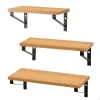 Hyllyt Max Home Rauta Puu MDF 42 X 12 X 16 CM (4 osaa)