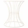 Side table Alexandra House Living White Iron 20 x 50 x 21 cm