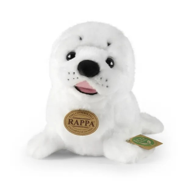 Rappa - Plush realistic mascot white seal 25 cm Eco-Friendly