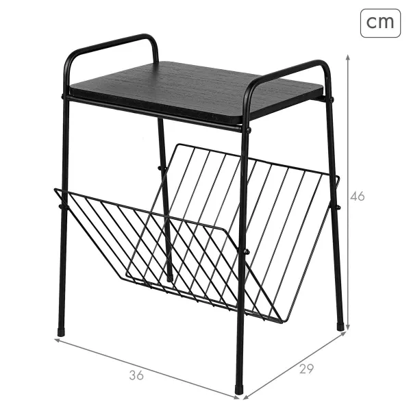 Kahvipöytä Max Home Rauta Puu MDF (4 osaa)