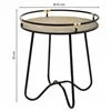 Side table Alexandra House Living Black Iron 45 x 50 x 45 cm