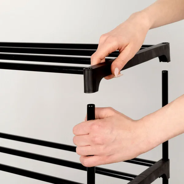 Hyllyt Max Home Metalli (4 osaa)
