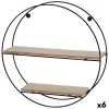 Hyllyt Max Home Rauta Puu MDF 40 x 40 x 10 cm (6 osaa)