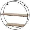 Riiulid Max Home Raud Puit MDF 40 x 40 x 10 cm (6 Ühikut)