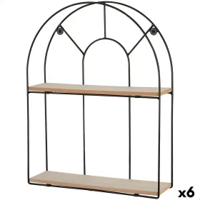 Полка Max Home Железо Деревянный MDF 35 X 45 X 10 CM (6 штук)