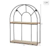 Shelves Max Home Iron MDF Wood 35 X 45 X 10 CM (6 Units)