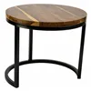 Centre Table Alexandra House Living Brown Iron Mango wood 38 x 65 x 38 cm