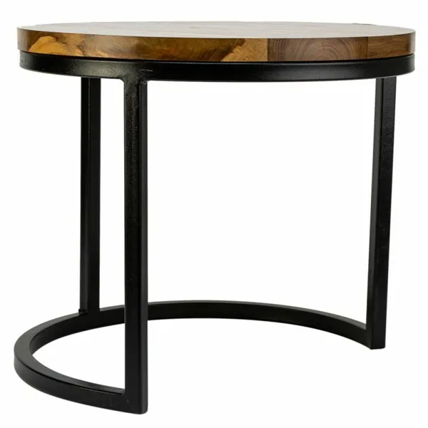 Centre Table Alexandra House Living Brown Iron Mango wood 38 x 65 x 38 cm