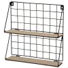 Plaukti Max Home Dzelzs Koks MDF 40 X 41 X 11 CM (6 gb.)