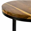 Centre Table Alexandra House Living Brown Iron Mango wood 38 x 65 x 38 cm