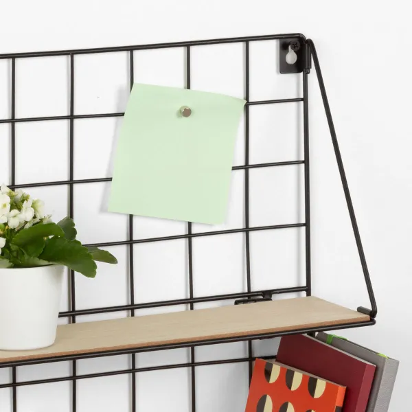 Lentyna Max Home Geležis Medžio MDF 40 X 41 X 11 CM (6 vnt.)