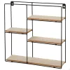 Shelves Max Home Iron MDF Wood 40 x 40 x 10 cm (6 Units)