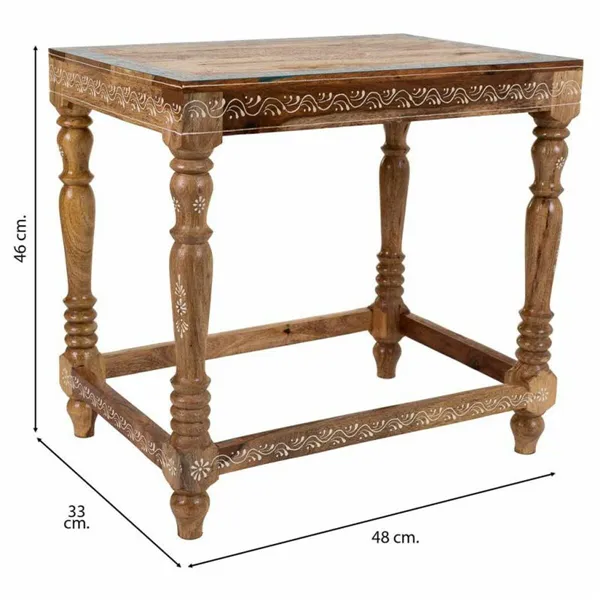 Centre Table Alexandra House Living Multicolour Mango wood 33 x 46 x 48 cm