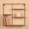 Shelves Max Home Iron MDF Wood 40 x 40 x 10 cm (6 Units)