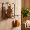 Полка Max Home Железо Деревянный MDF 25 x 25 x 10 cm (6 штук)