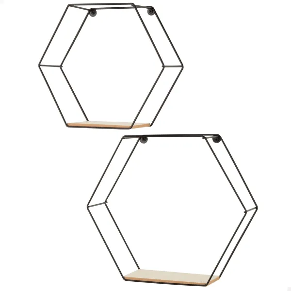 Полка Max Home Железо Деревянный MDF 29 X 26 X 10 CM (6 штук)
