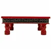 Side table Alexandra House Living Red Aluminium MDF Wood 38 x 14 x 38 cm