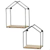 Shelves Max Home Iron MDF Wood 21 x 25 x 10 cm (6 Units)