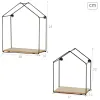 Plaukti Max Home Dzelzs Koks MDF 21 x 25 x 10 cm (6 gb.)