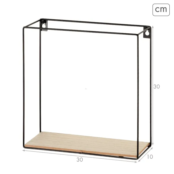 Полка Max Home Железо Деревянный MDF 30 x 30 x 10 cm (4 штук)