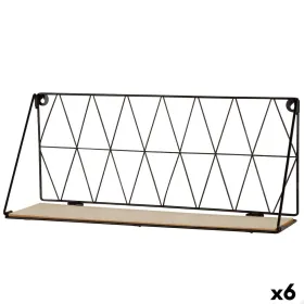 Lentynos Max Home Geležis Medžio MDF 48 X 20 X 13 CM (6 vnt.)