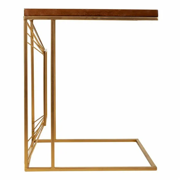 Corner table Alexandra House Living Gold Natural 35 x 55 x 45 cm