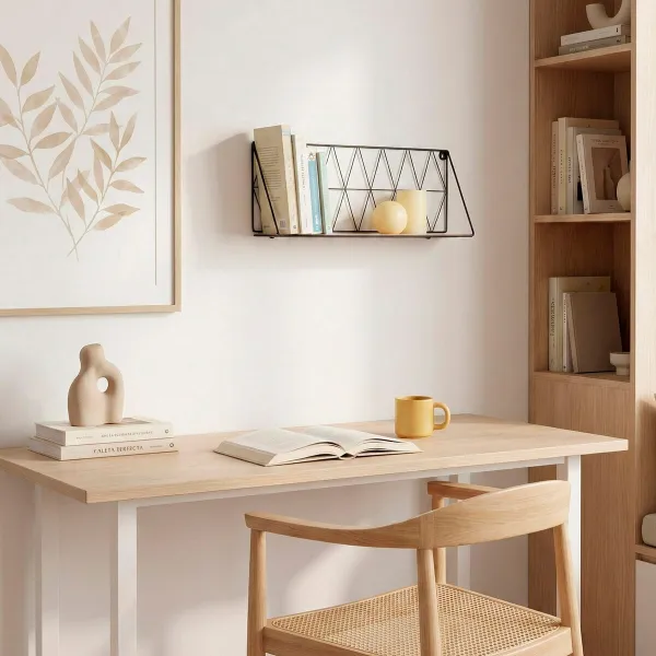 Hyllyt Max Home Rauta Puu MDF 48 X 20 X 13 CM (6 osaa)