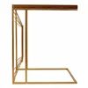 Corner table Alexandra House Living Gold Natural 35 x 55 x 45 cm