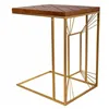 Corner table Alexandra House Living Gold Natural 35 x 55 x 45 cm