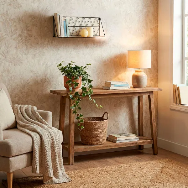 Hyllyt Max Home Rauta Puu MDF 48 X 20 X 13 CM (6 osaa)