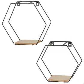 Shelves Max Home Iron MDF Wood 30 X 27 X 10 CM (6 Units)