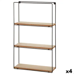 Shelves Max Home Iron MDF Wood 30 x 50 x 10 cm (4 Units)