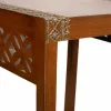 Side table Alexandra House Living Brown Golden 40 x 48 x 42 cm