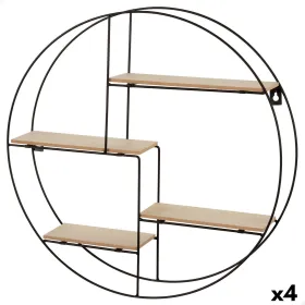 Shelves Max Home Iron MDF Wood 50 x 50 x 10 cm (4 Units)